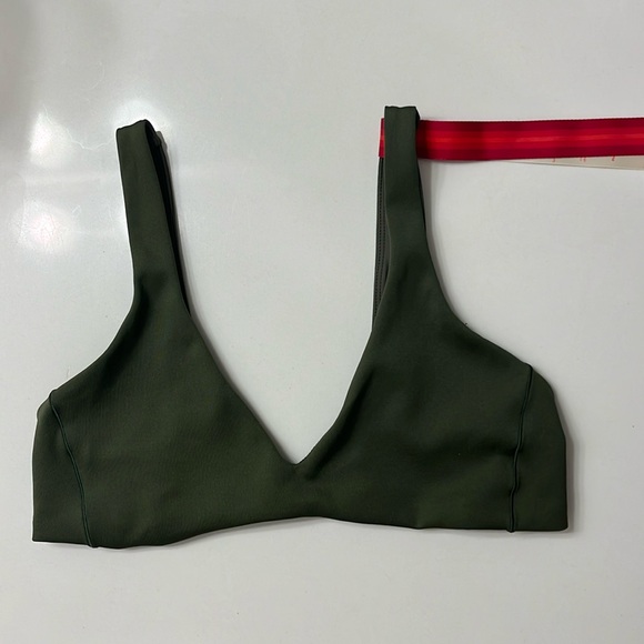 Left On Friday Other - Left on Friday The Plunge Top in Martini (Olive Green) Size Medium - *NWT*